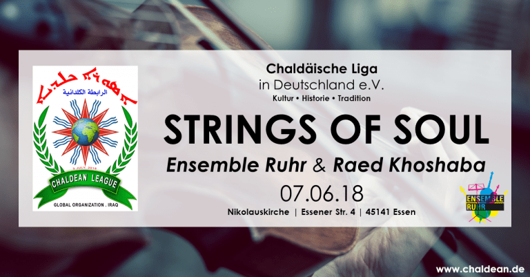 Einladung zu STRINGS OF SOUL – Musik mit Oud & Ensemble Ruhr